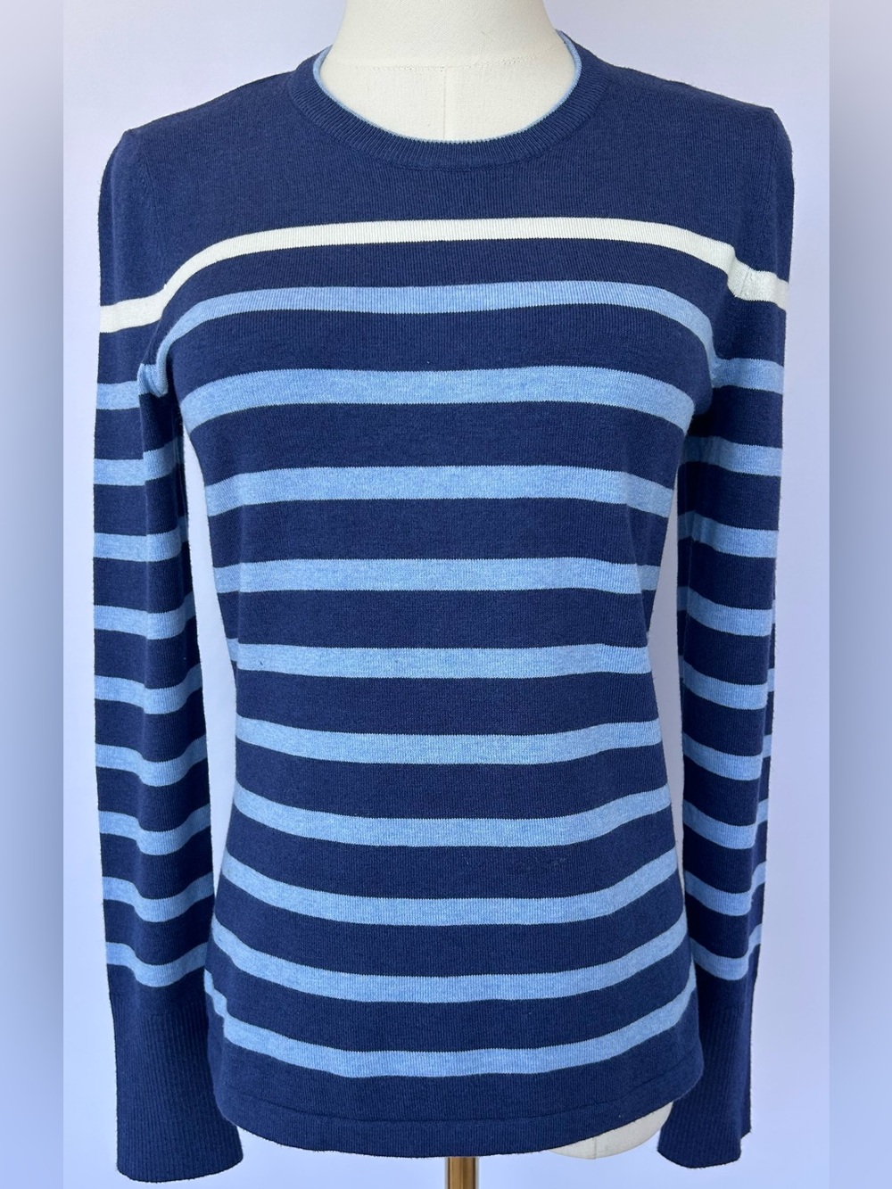 J. McLaughlin Women’s Crew Neck Pullover Lightweight Knit Sweater Size XS